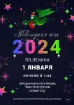 Новогодняя ночь 2024 - 1 января в 01.30 пл. Ленина